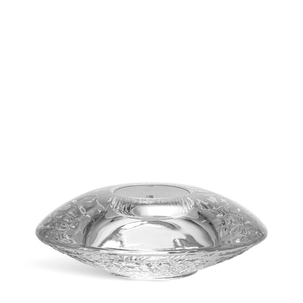 Orrefors Discus Clear Large Votive