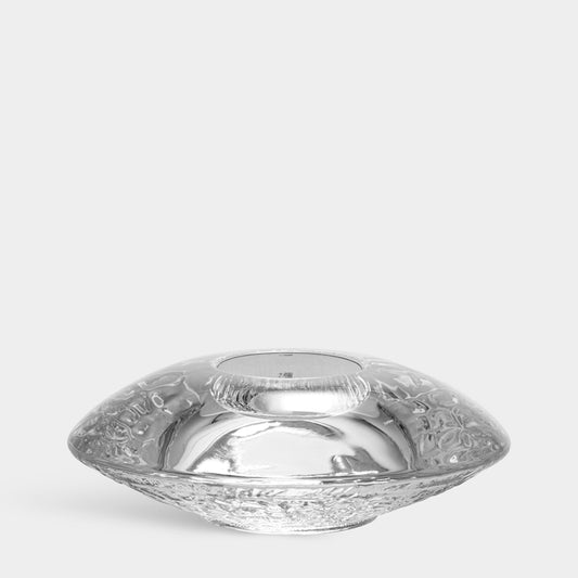 Orrefors Discus Clear Large Votive