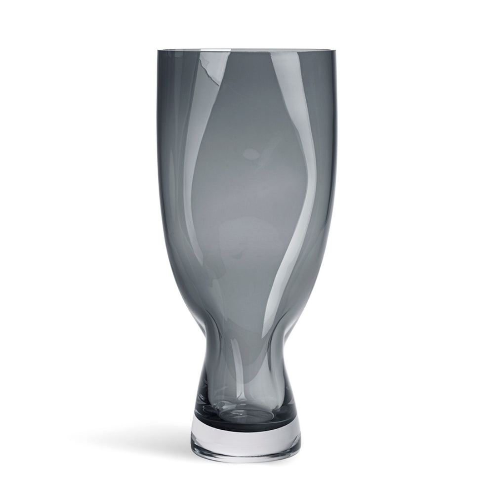 Orrefors Squeeze Vase - Blue/Gray