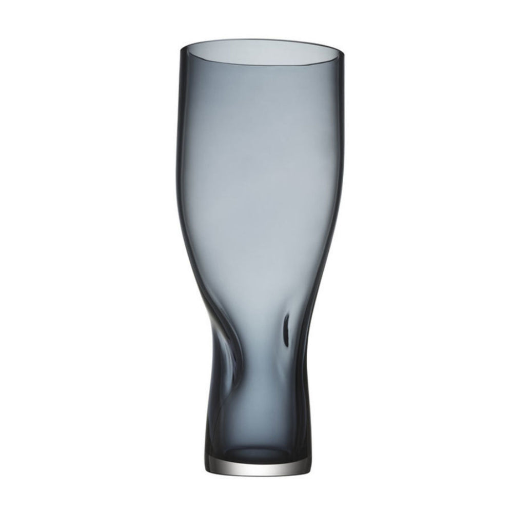 Orrefors Squeeze Vase - Blue/Gray