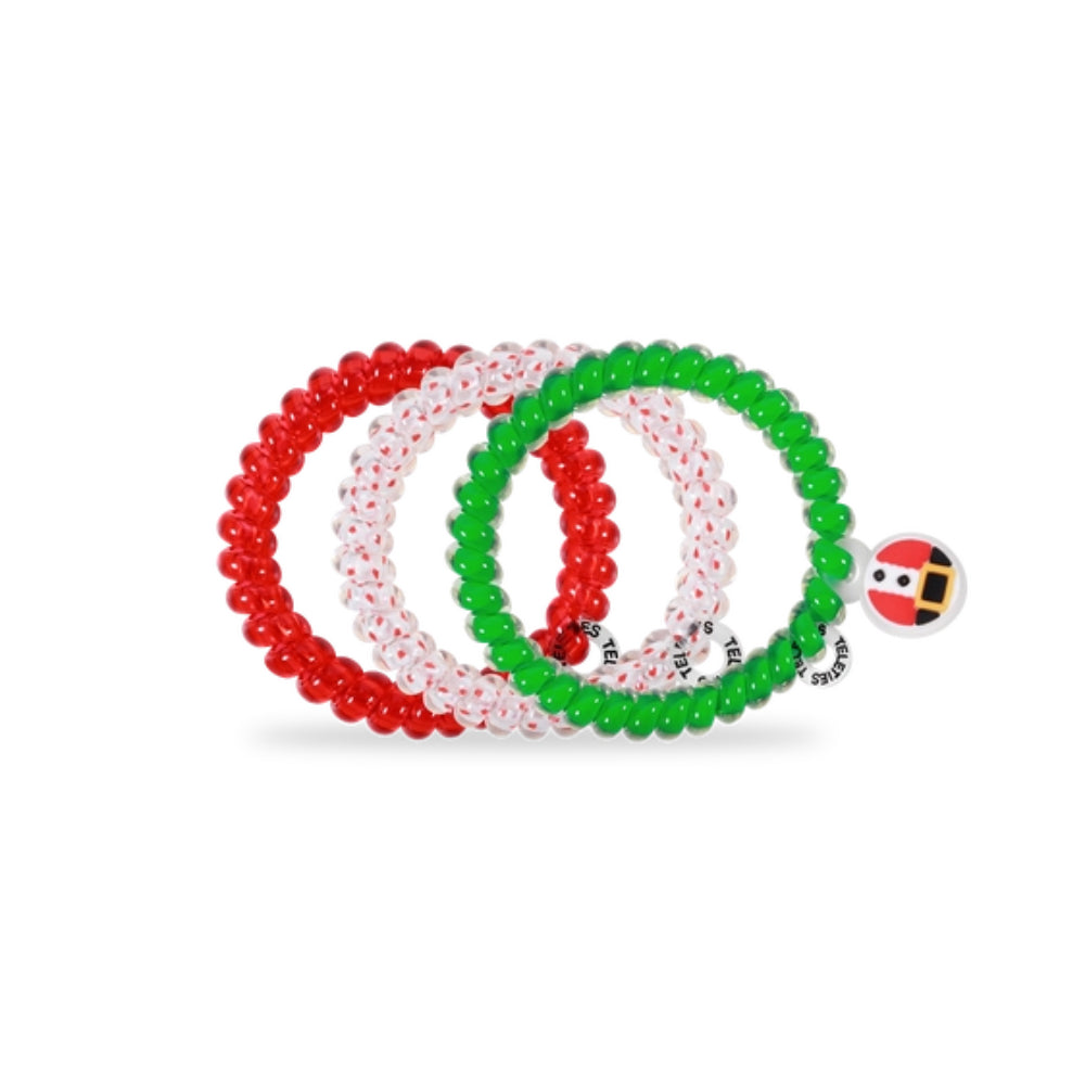 TELETIES Small Spiral Hair Coils - Holiday 2025