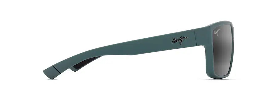 Maui Jim UILA Polarized Wrap Sunglasses - Matte Dark Military Green