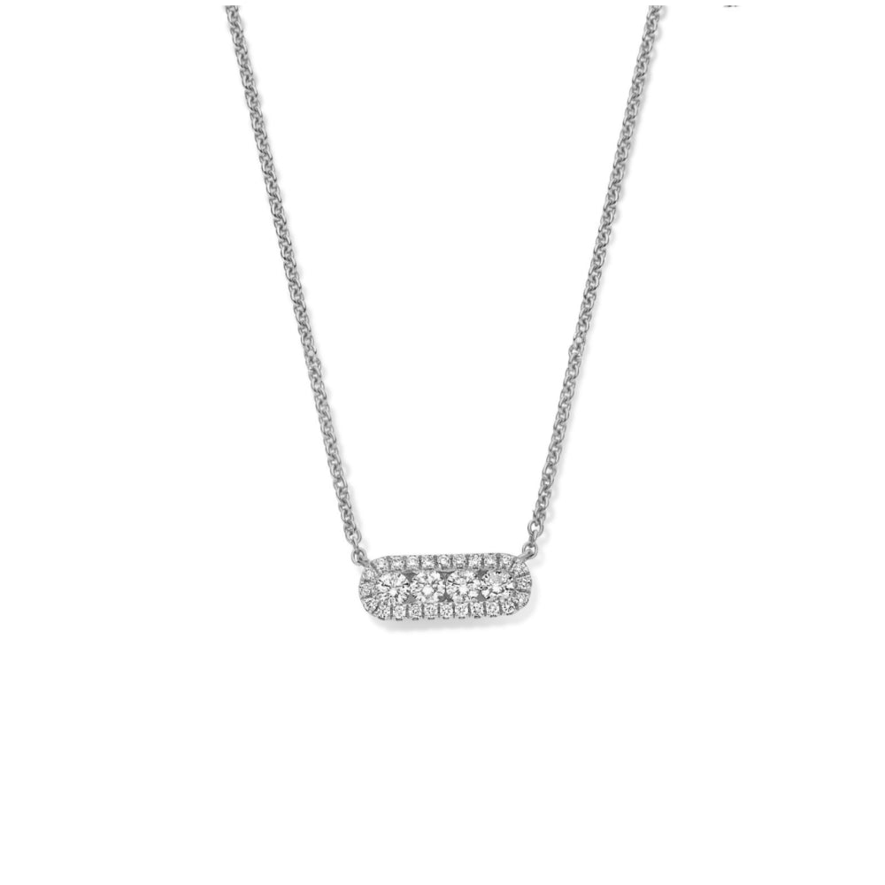 Hulchi Belluni 18k Gold Sparkling Collection Diamond Pendant Necklace