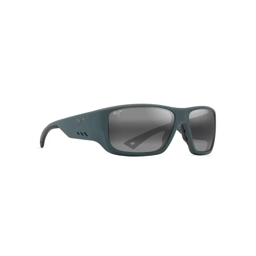 Maui Jim KEHA Polarized Wrap Sunglasses - Matte Dark Military Green