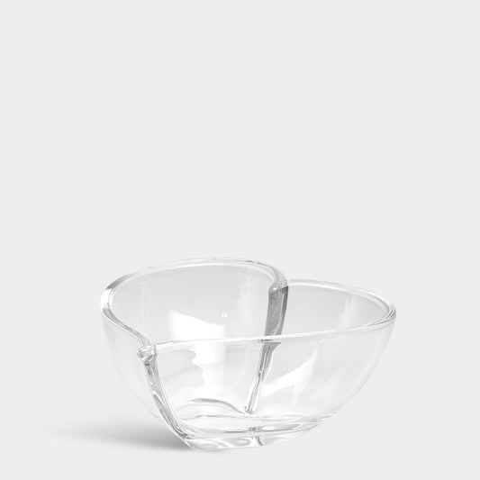 Orrefors Glass Heart Bowl