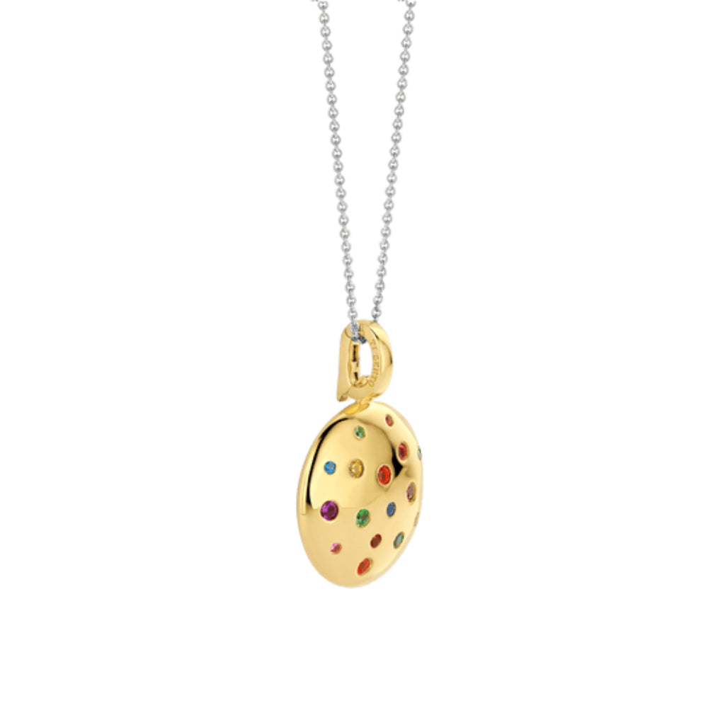 Ti Sento Multi-Color Stardust Pendant Necklace