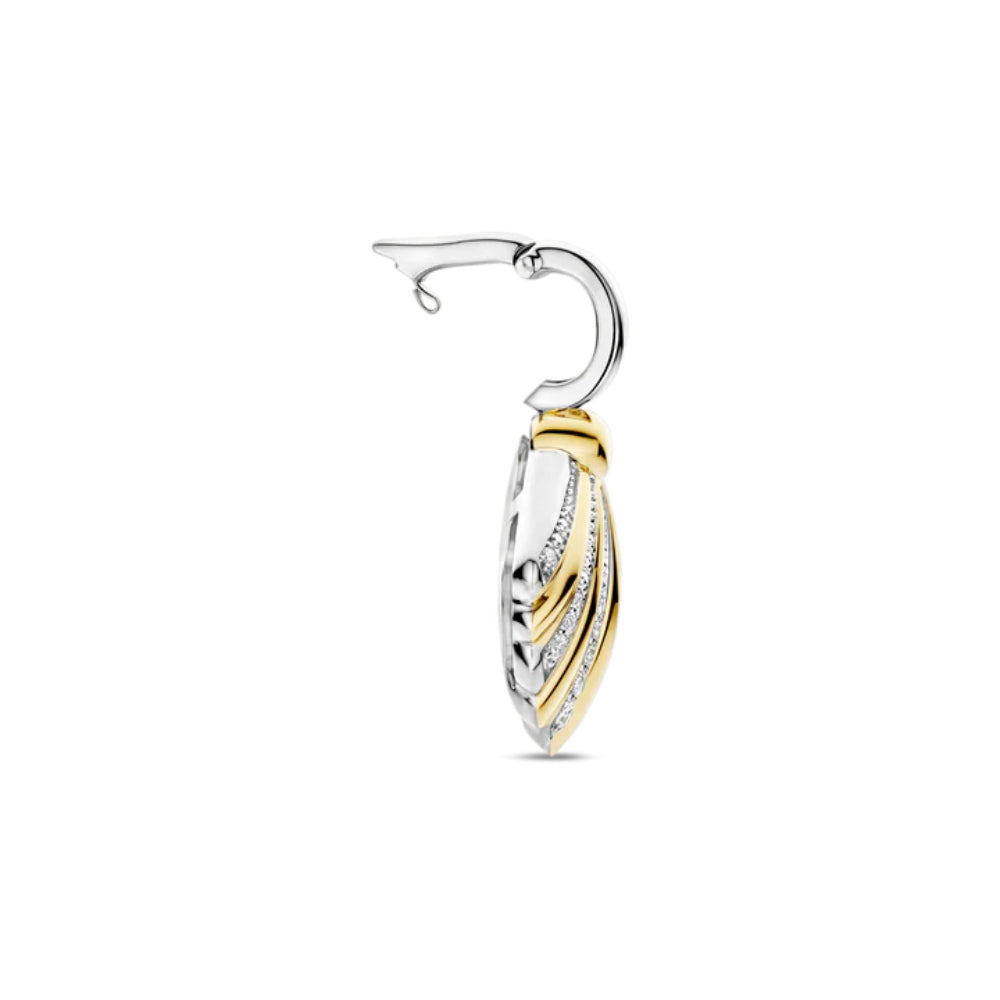 Ti Sento 18k Gold-Plated Shell Pendant Necklace