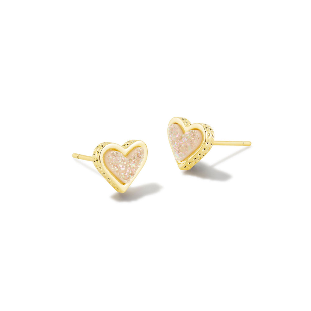 Kendra Scott Framed Ari Heart Stud Earrings