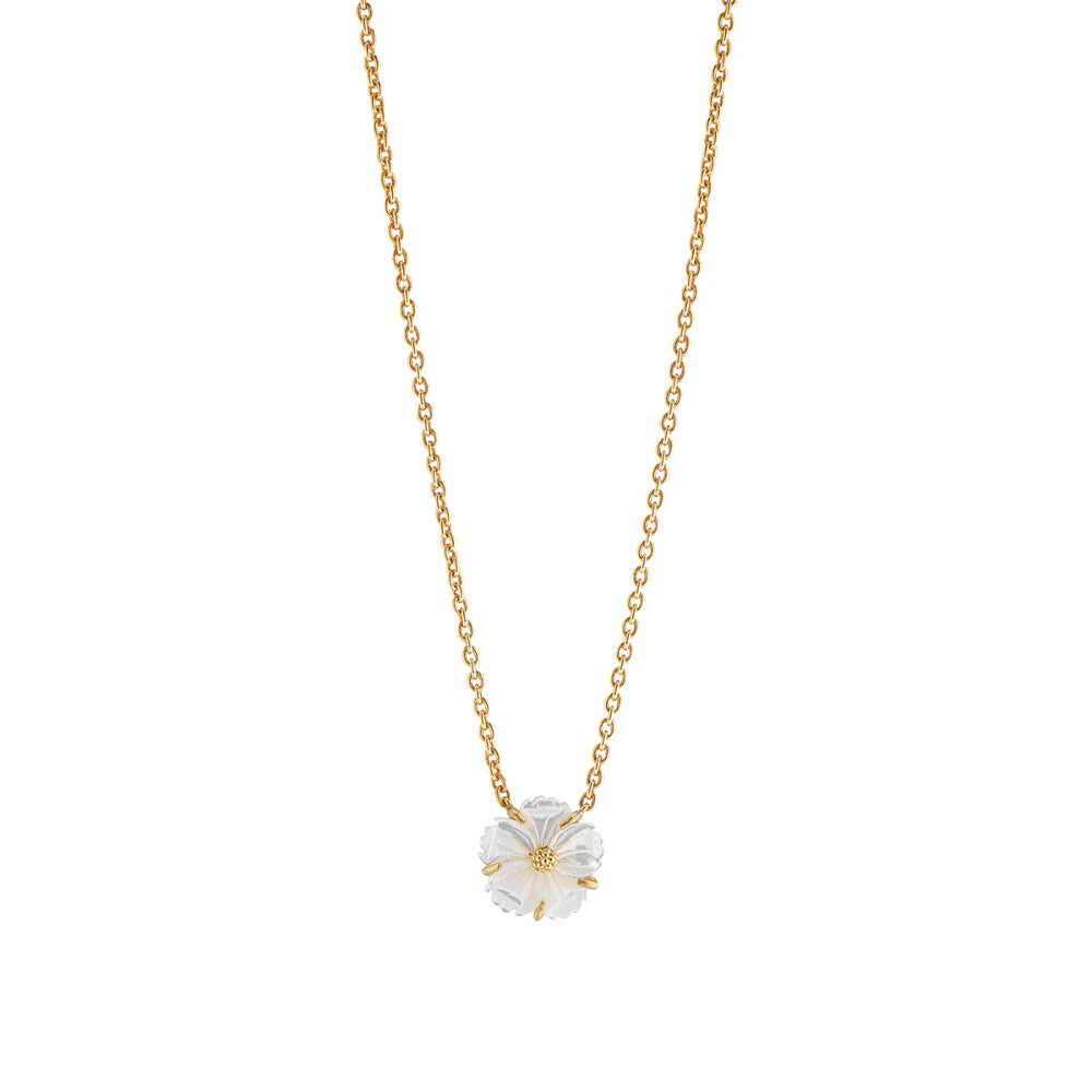 Capucine de Wulf 16" Mermaid Garden Petite Station Necklace - Mother of Pearl