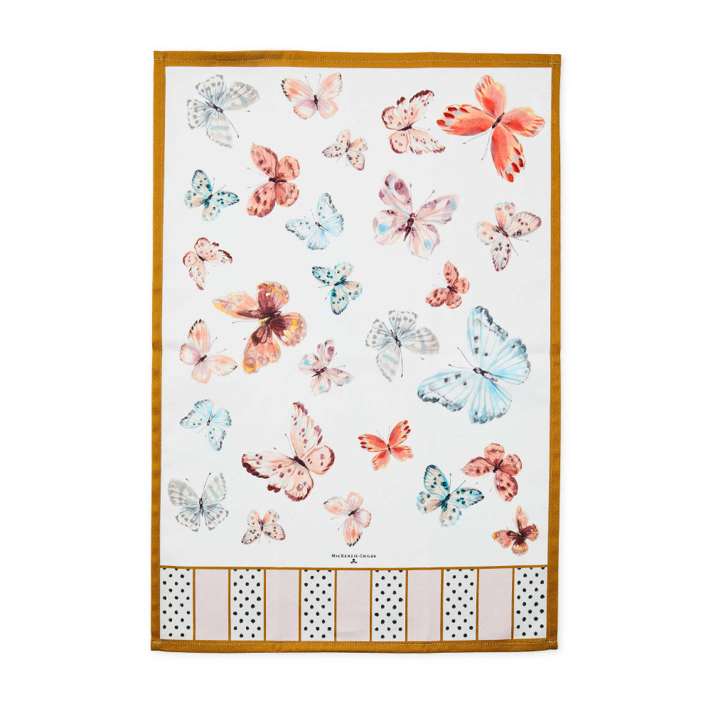 MacKenzie-Childs Butterfly Hill Dish Towel
