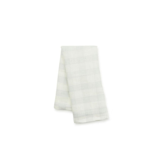 Mackenzie-Childs Grey Check Linen Dish Towel