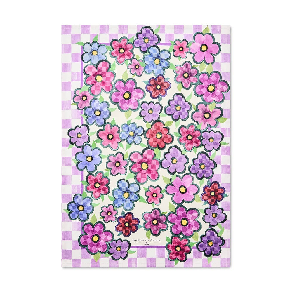 Mackenzie-Childs Posy Printed Dish Towel
