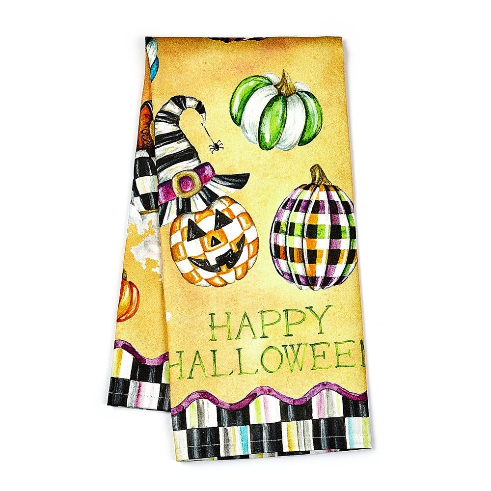 MacKenzie-Childs Happy Halloween Dish Towel