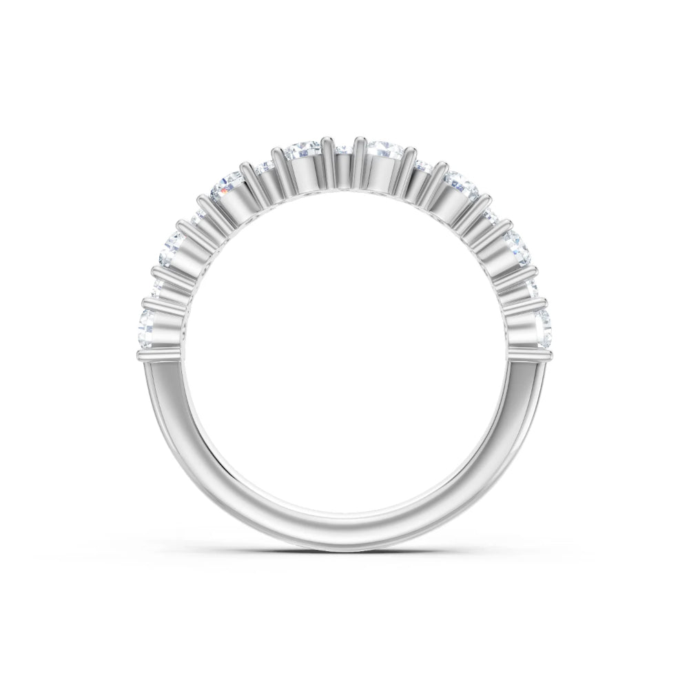 Diamond ring with a white background