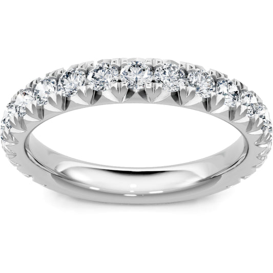 14k Gold Pave Diamond Wedding Band