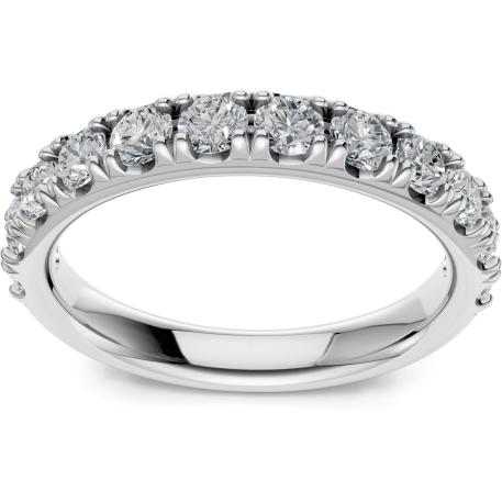 14k Gold Round Diamond Wedding Band