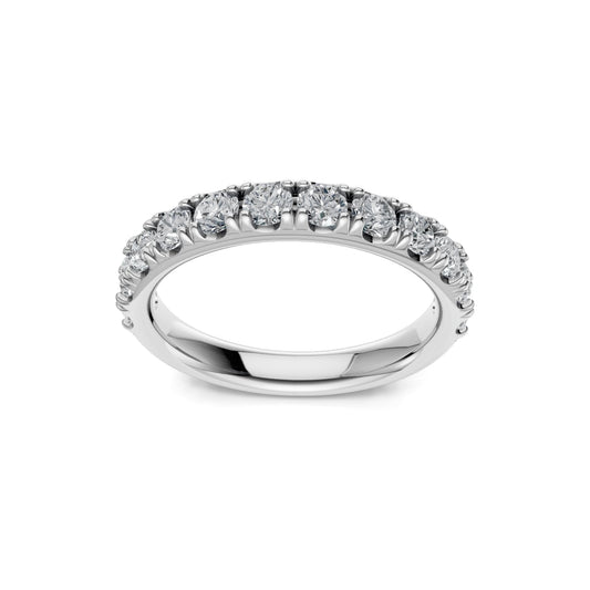 Smyth Signature Round Diamond Pave Anniversary Band