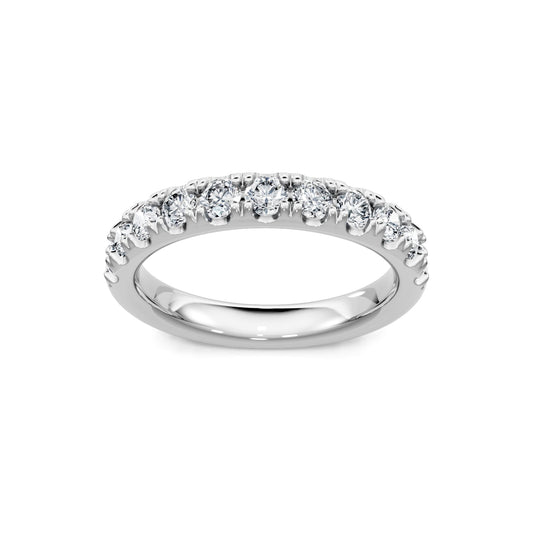 Smyth Signature Round Diamond Pave Anniversary Band