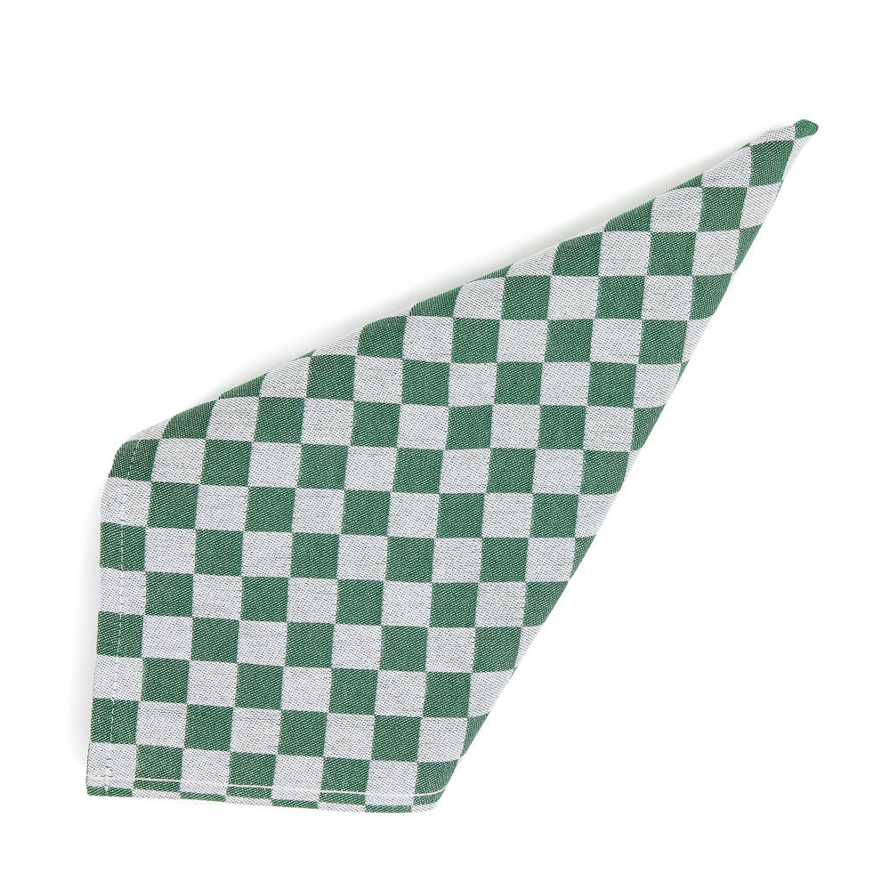 MacKenzie-Childs Dark Green Check Napkin - Set of 4