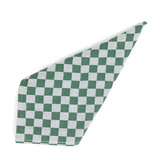 MacKenzie-Childs Dark Green Check Napkin - Set of 4