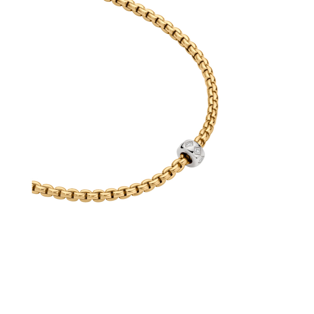 Fope Eka Collection 18k Gold Necklace with Diamonds – Smyth Jewelers