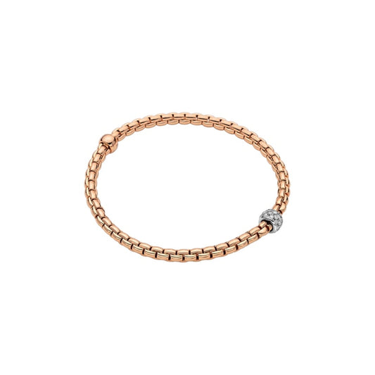 Fope Eka 18k Rose and White Gold Flex'it Bracelet
