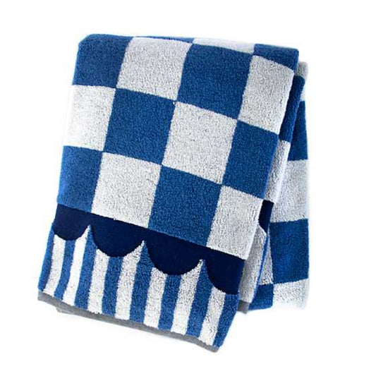 MacKenzie-Childs Royal Check Bath Towel