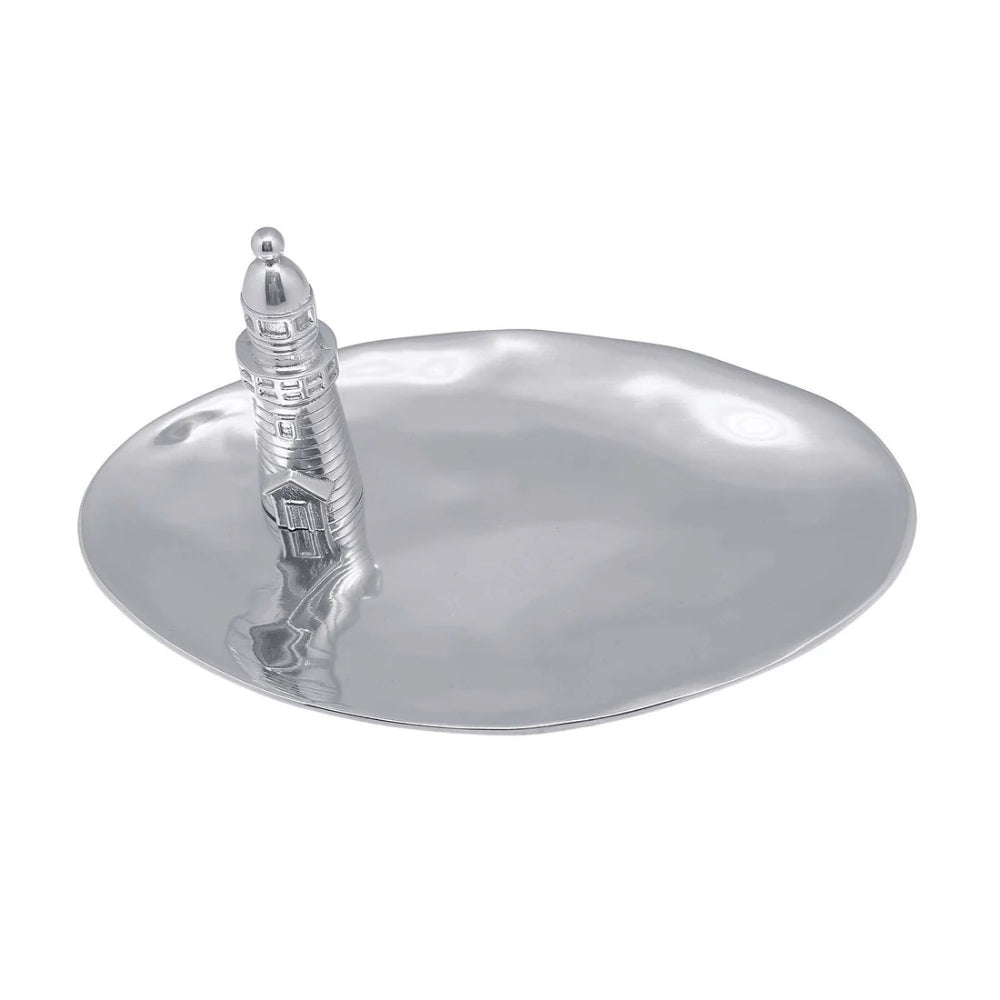 Mariposa Lighthouse 3D Oval Platter