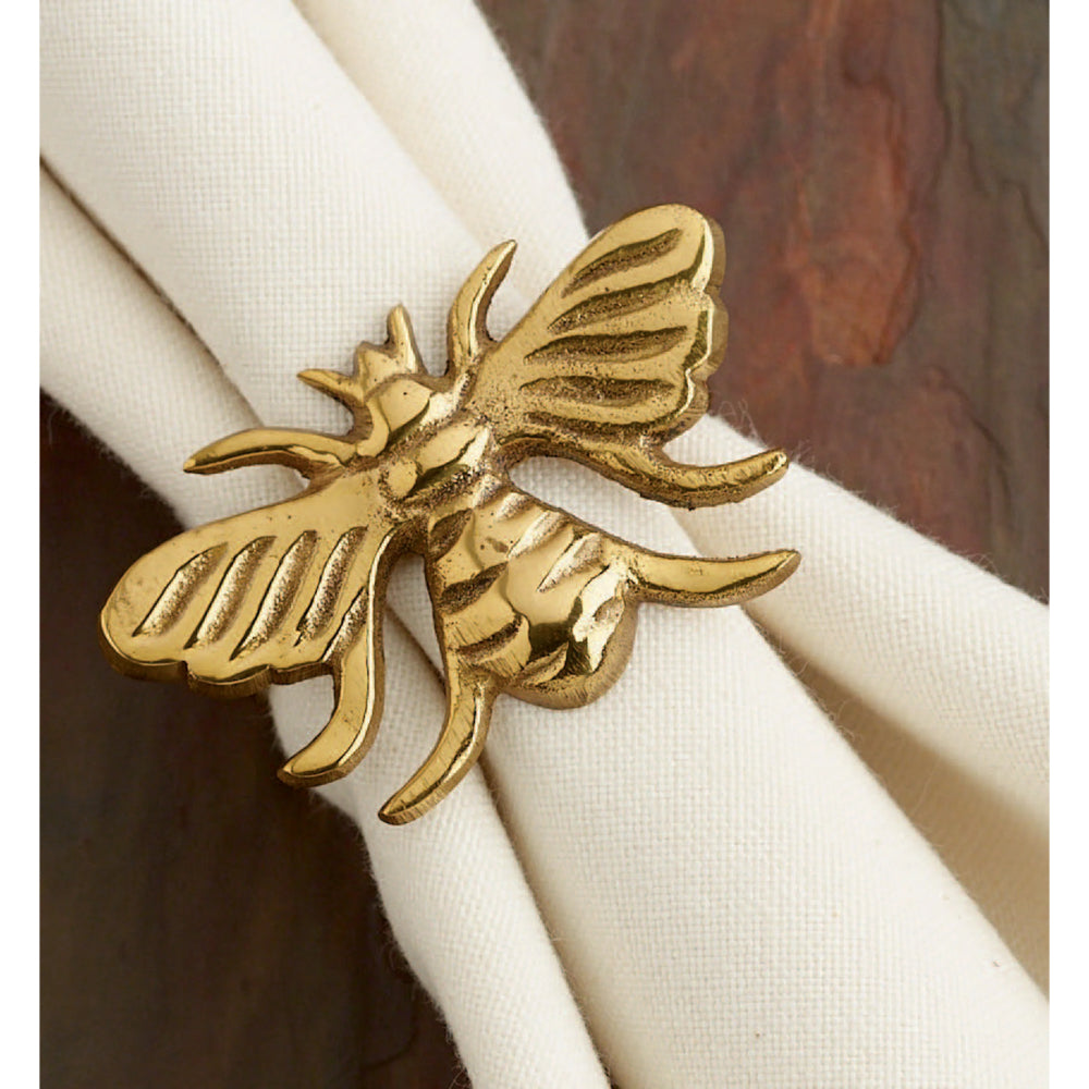 Design Imports Gold Bee Napkin Ring