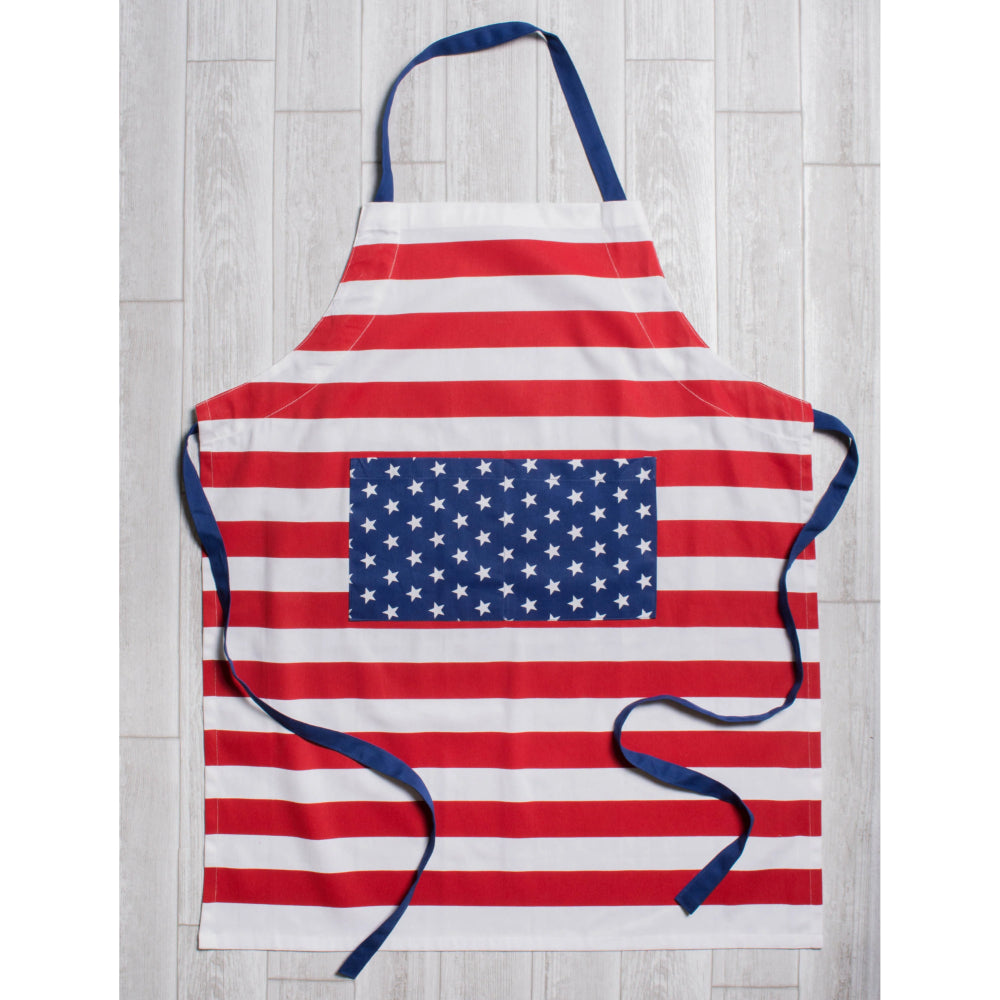 Design Imports Stars & Stripes Printed Apron
