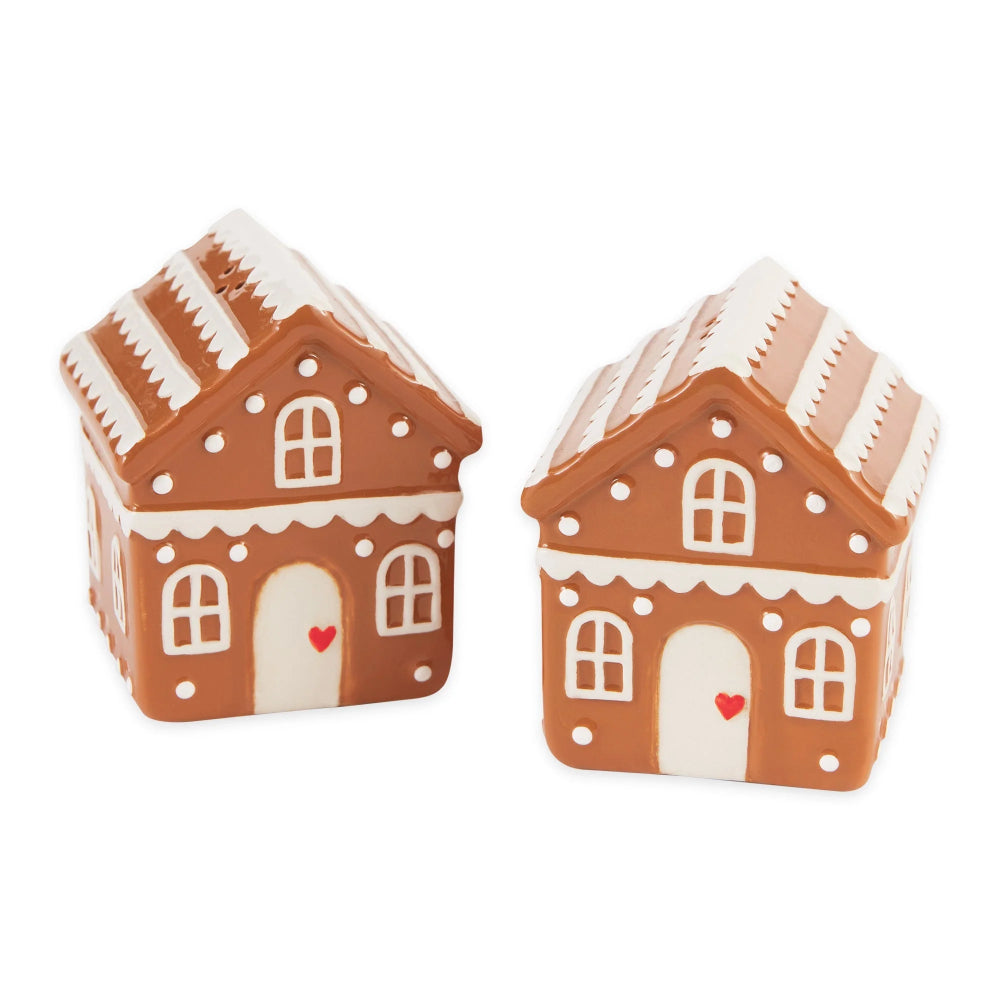 Design Imports Gingerbread House Salt & Pepper Set