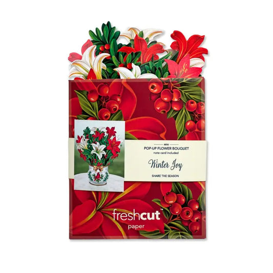 FreshCut Paper LLC Mini Winter Joy Greeting Card