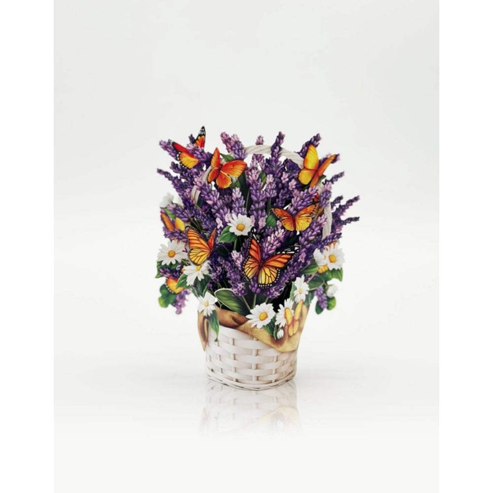 Mini Lavender & Butterflies Mini Greeting Card