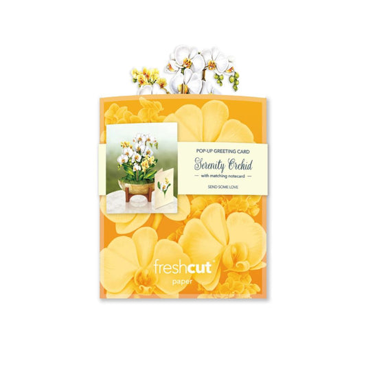 Mini Serenity Orchid Pop-Up Greeting Card