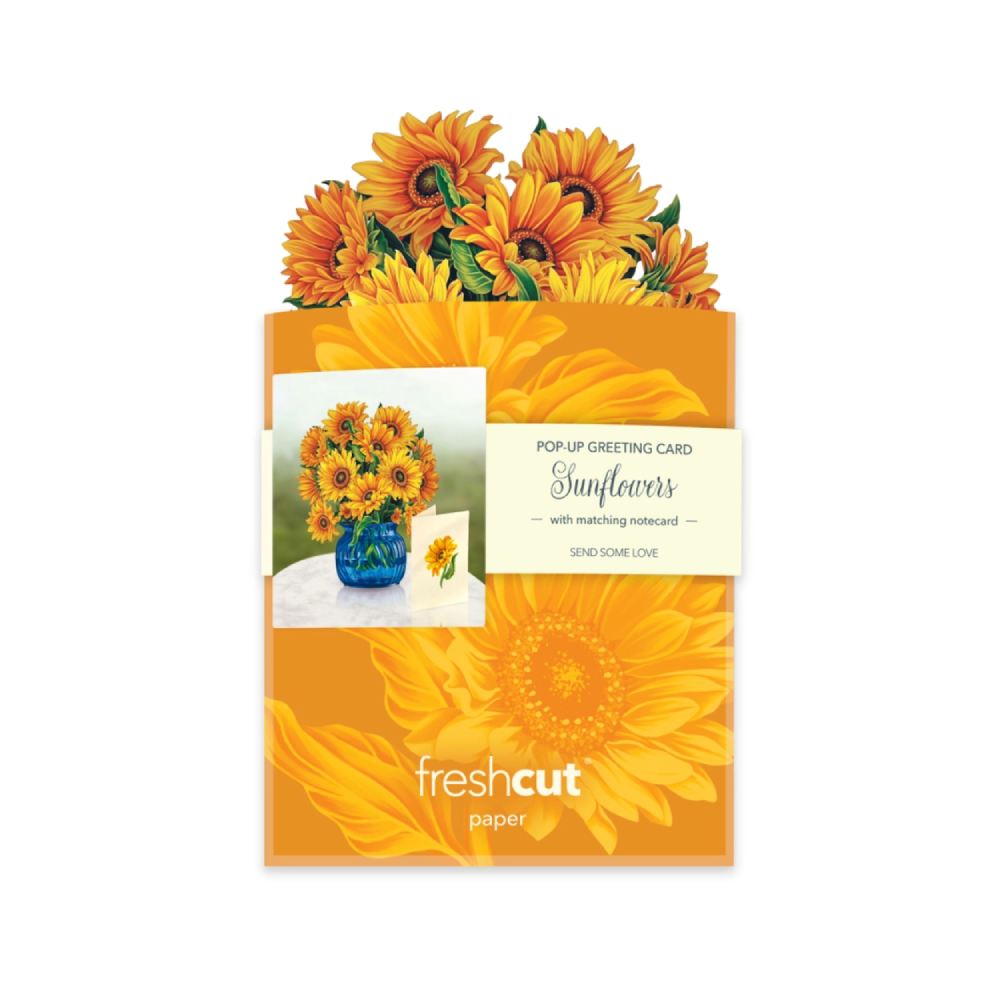 Mini Sunflowers Pop-Up Greeting Card