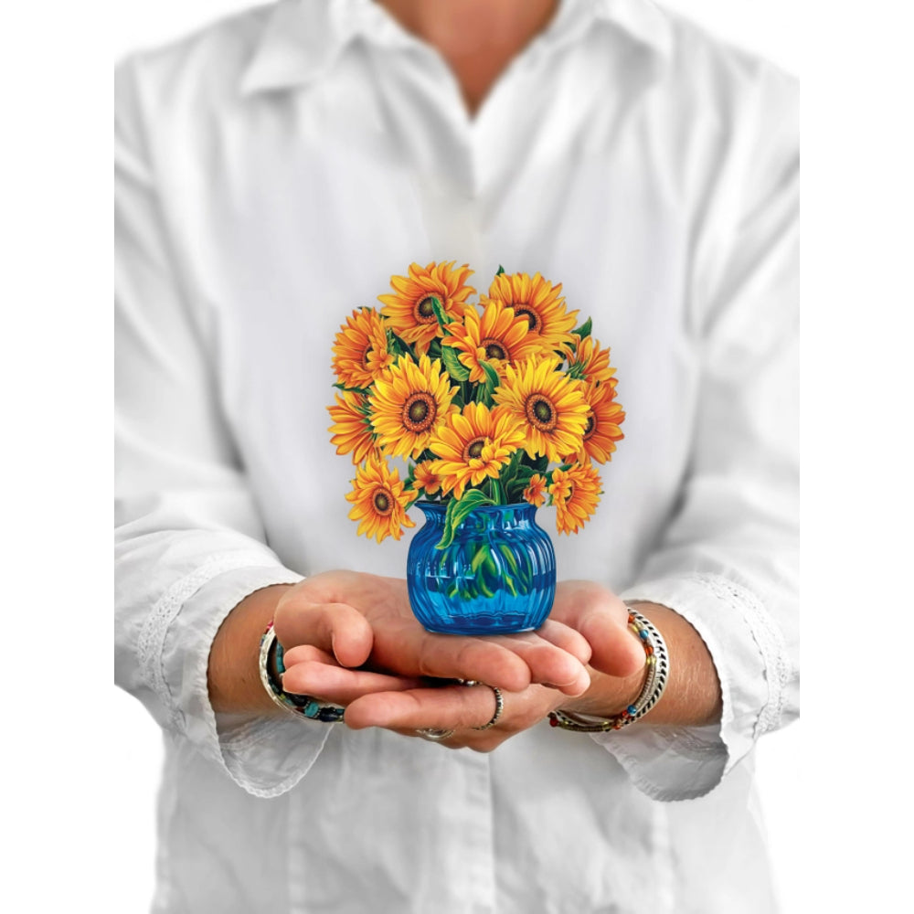 Mini Sunflowers Pop-Up Greeting Card