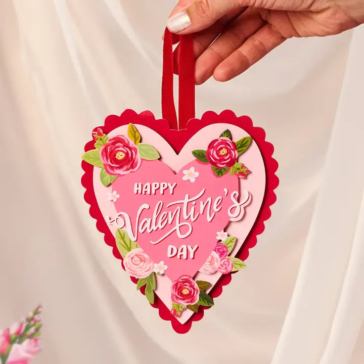 FreshCut Paper Mini Valentines Heart Card