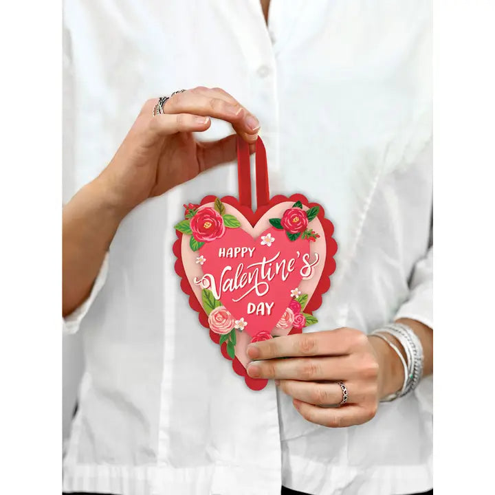 FreshCut Paper Mini Valentines Heart Card