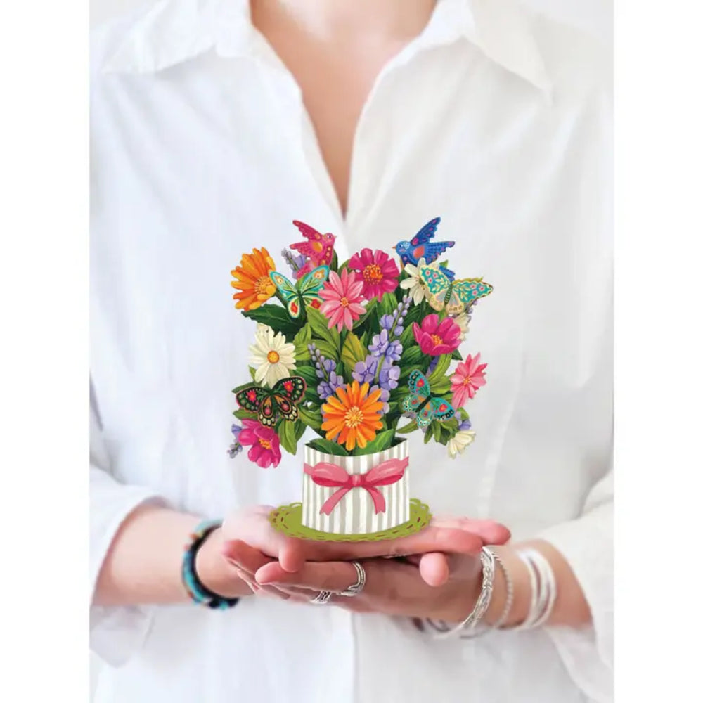 FreshCut Paper LLC Mini Enchanted Garden Greeting Card