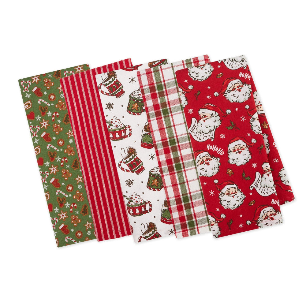 Design Imports Holly Jolly Cookie Co. Dishtowels