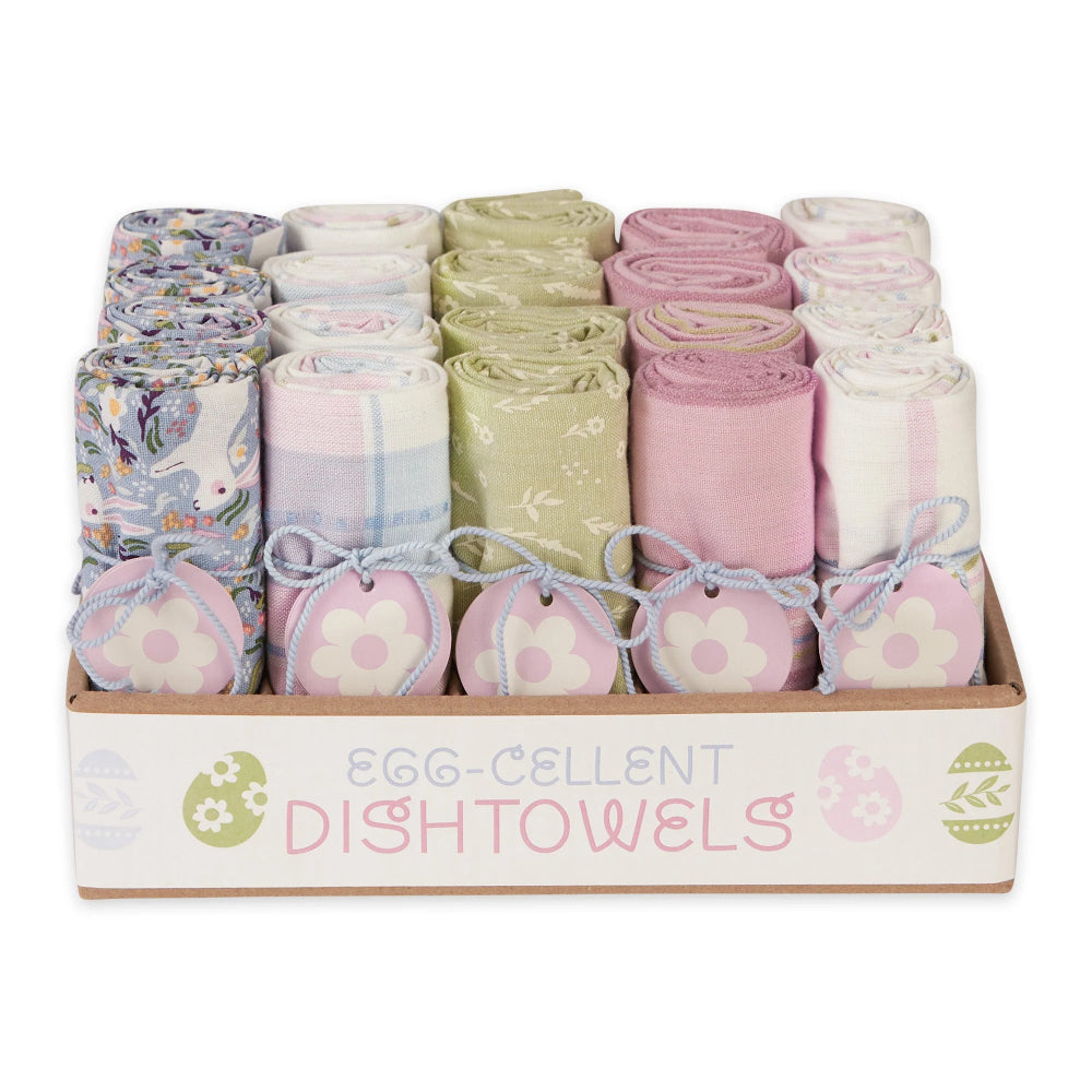 Design Imports Hoppy Easter Assorted Dishtowels