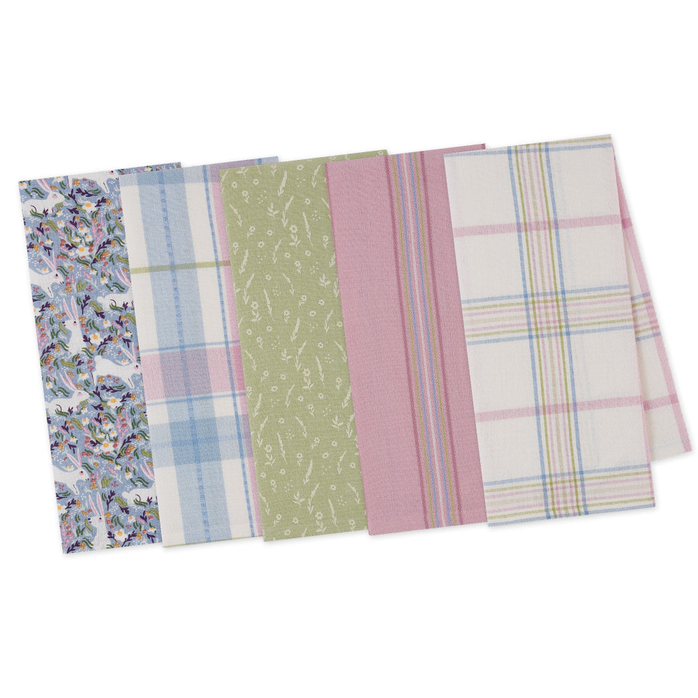 Design Imports Hoppy Easter Assorted Dishtowels
