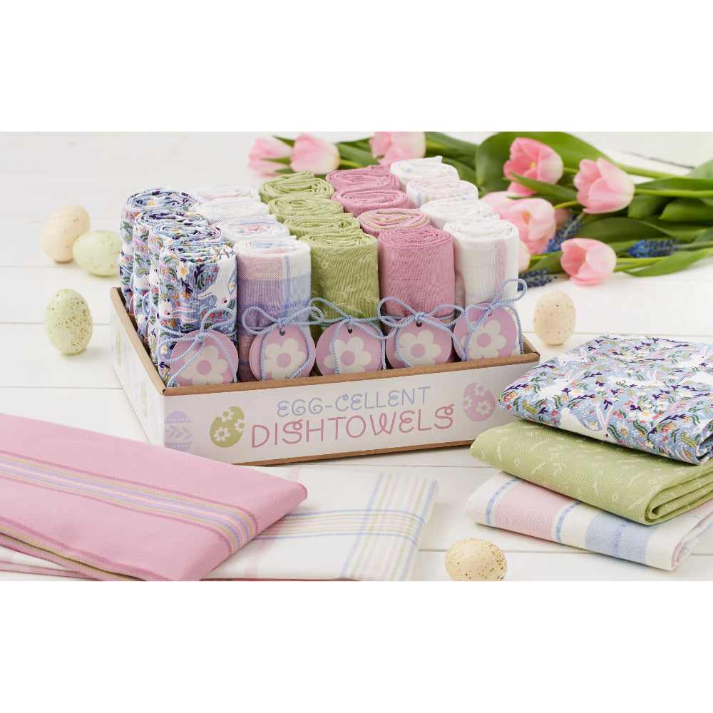 Design Imports Hoppy Easter Assorted Dishtowels