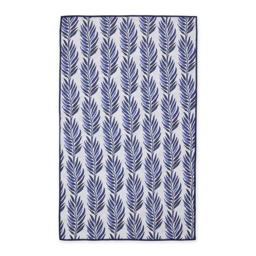 Design Imports Indigo Botanicals Printed Microfiber Dishtowel