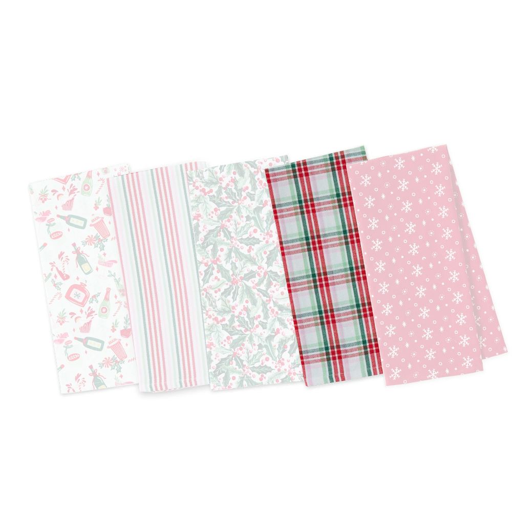 Design Imports Holiday Spirit Dishtowels