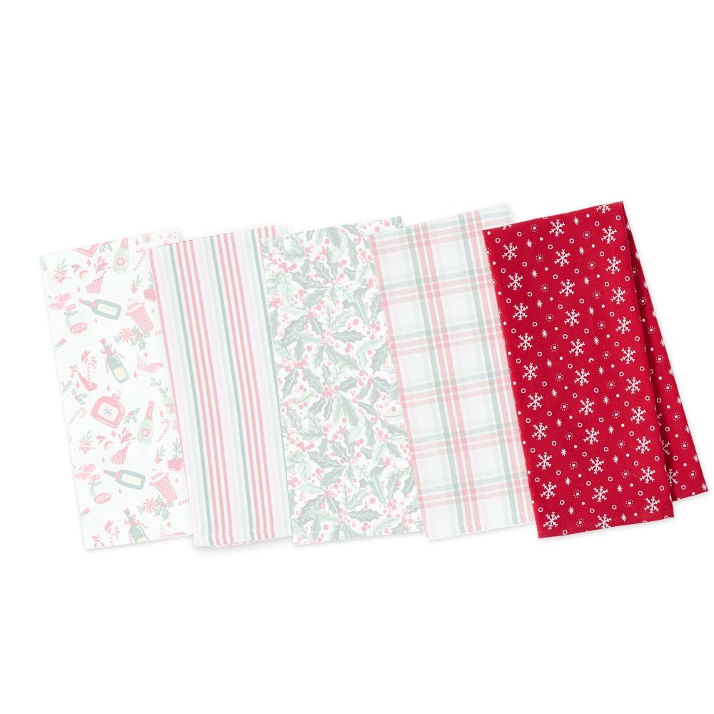 Design Imports Holiday Spirit Dishtowels
