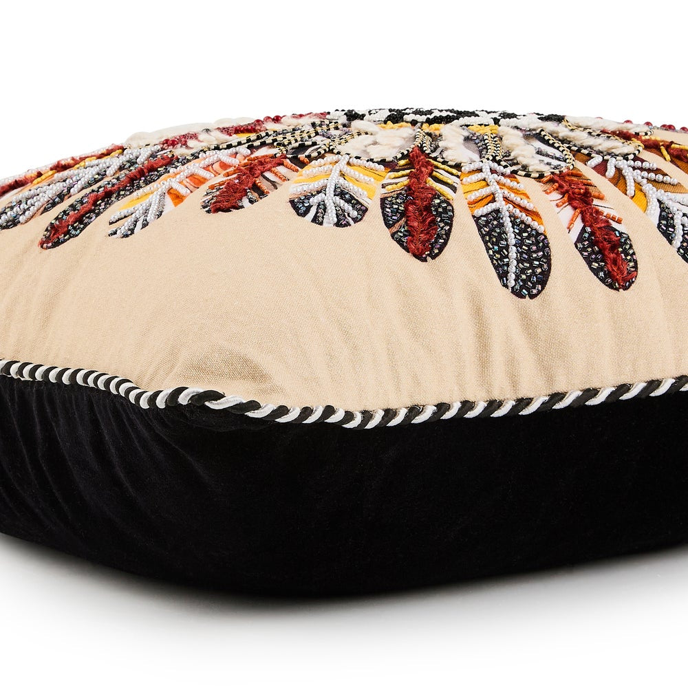 MacKenzie-Childs Checked Turkey Throw Pillow