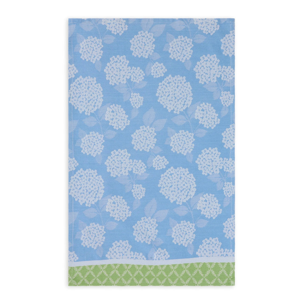 Design Imports Hydrangea Garden Jacquard Dishtowels