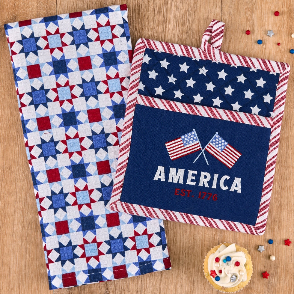 Design Imports America Potholder Gift Set