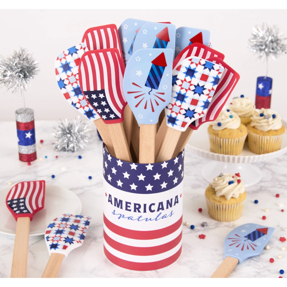 Design Imports Americana Assorted Silicone Spatula